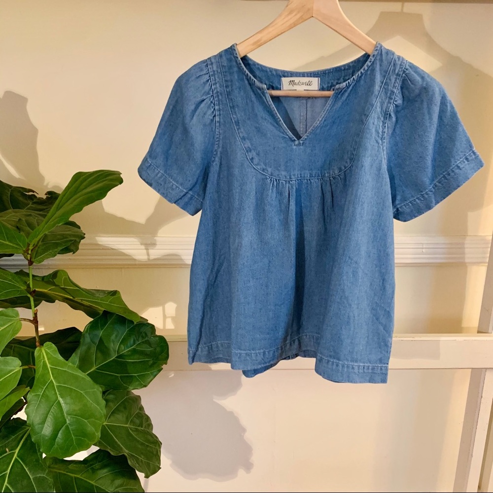 Madewell Denim Top